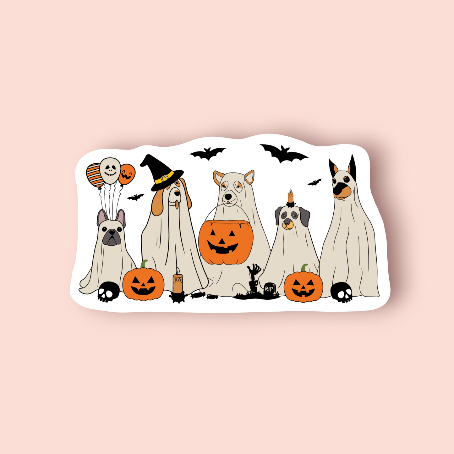 Ghost Dogs Sticker