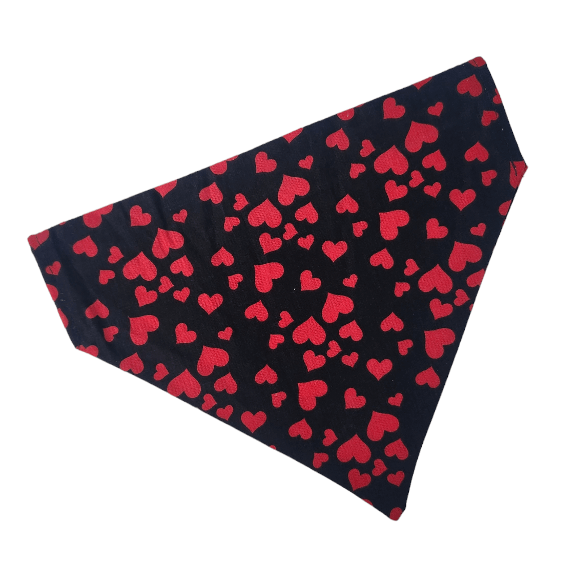 Red Hearts Dog Bandana