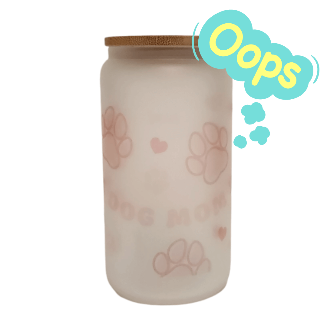 Oops Pawprint Dog Mom Cup