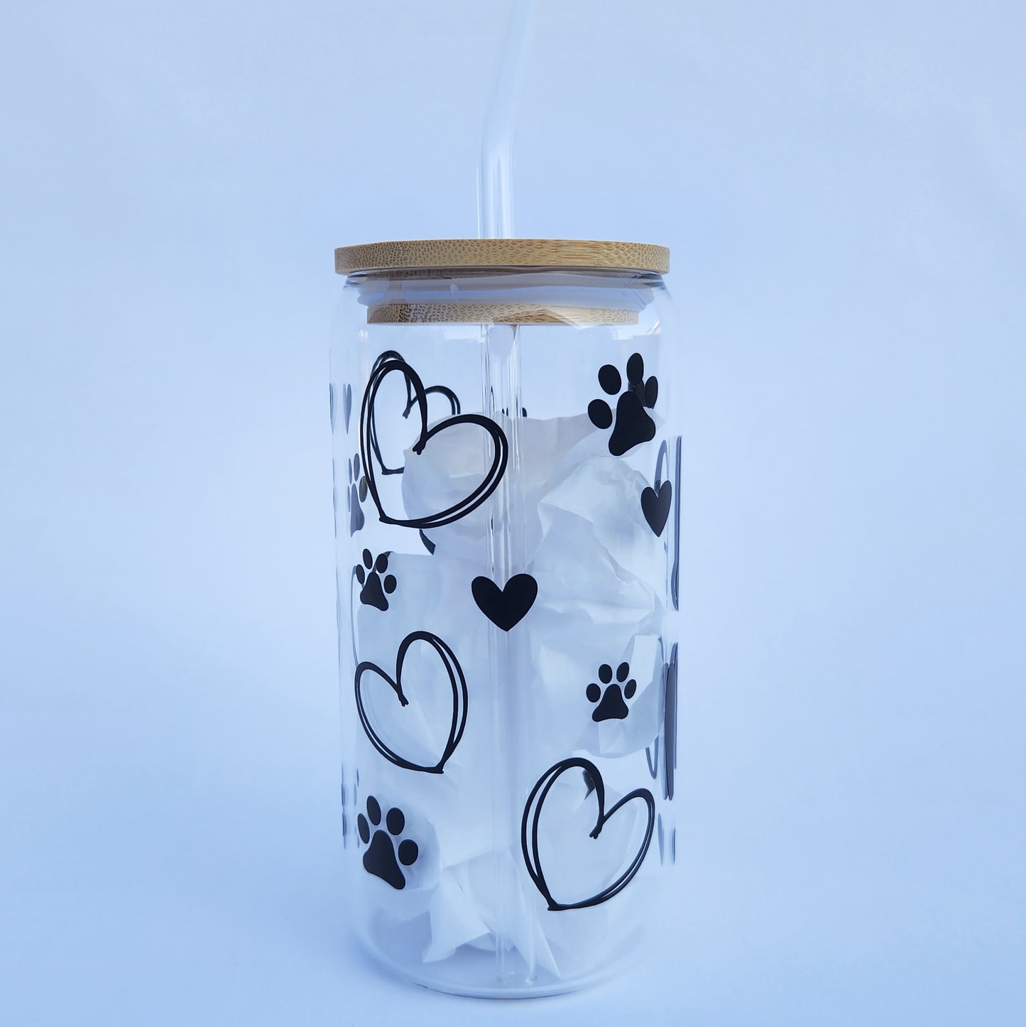 Dog Mom Glass