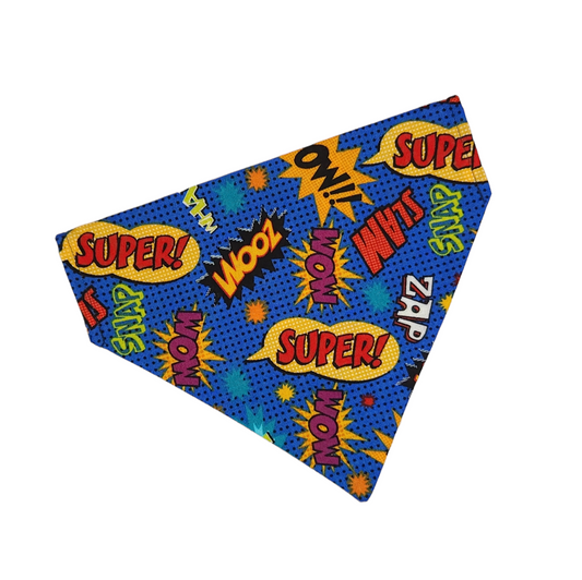 Comic Book Dog Bandana