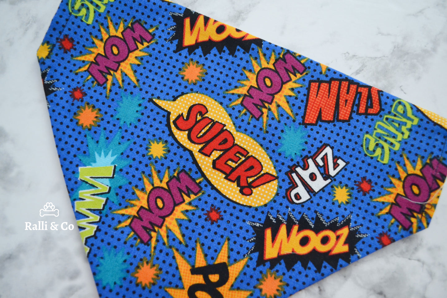 Comic Book Dog Bandana